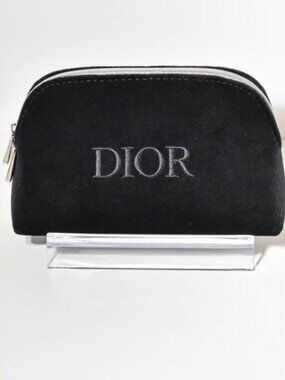 Black Dior Cosmetic Bag